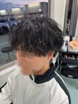 波巻きパーマ