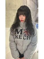 バイユアオウンフラワーズコロンカバ(buy your own flowers : kava)&nbsp;暗髪パーマ◎黒髪パーマ×スパイラルパーマ×小顔カット