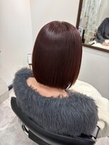 ヴィジュアリスト(VISUALIST)&nbsp;ボブ/暖色/ワインレッド