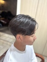 オリジンバイティアラ 横浜桜木町(ORIGIN by TIARA)&nbsp;【men's style】センターパート×曲がる縮毛矯正