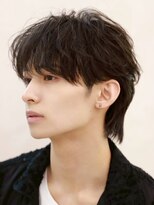ルーシー 名古屋栄(LUCEY) センターパートニュアンスパーマフェザーパーマ波巻きパーマ