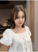 ブリーチなしダブルカラー×ミルクティーブラウン