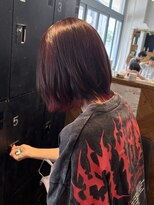 ナップヘアースコヤ(NAP hair Scoya)&nbsp;ツヤ感たっぷりレッドカラー