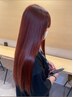 叶えるツヤ髪♪似合わせカット+低アルカリ縮毛矯正+3stepトリートメント
