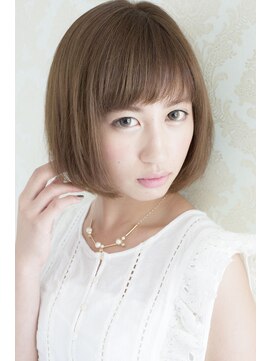 ビューティーアンドケアカロン(Beauty and Care CALON) 【銀座】CALON/リュクスな艶のナチュラルベージュボブ