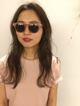 ロティー 天神(loty) バイオレットアッシュ×センターパート