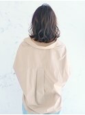 さりげないゆるやかウェーブ