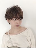 くすみベージュ/ボブ/前髪/レイヤー/髪質改善/縮毛矯正/田町