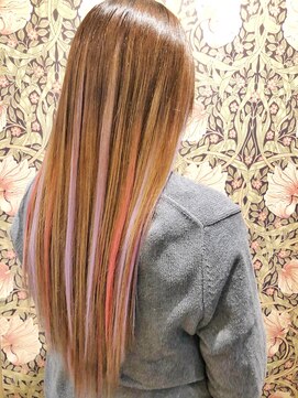 ラグシス ザ ヴィンテージ(LUXIS THE VINTAGE) シールエクステ×グラデーション×ハイライト