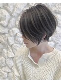 Moana武蔵小杉#ハンサムショート#ハイライト#大人かわいい