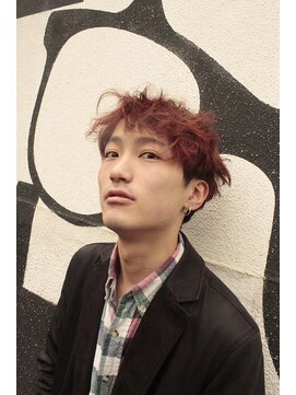 ブークル(boucle) 【外国人風】ハイトーンツーブロックショート