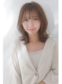 外ハネミディ