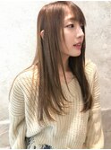 THOiRY【女性らしい柔らかヘア】似合わせ小顔艶髪ゆる巻きロング