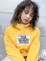 アイティー バイ アルバム 中野店(IT by ALBUM) くせ毛スタイル_ラベンダーカラーくびれミディ_8363