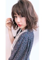 ネイロ 錦糸町(NeiRo)&nbsp;ボブカーキグレージュマッシュショート大人かわいい