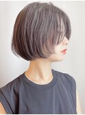 【morio 原宿】黒髪大人ボブ　外ハネ　前上がり　宮本