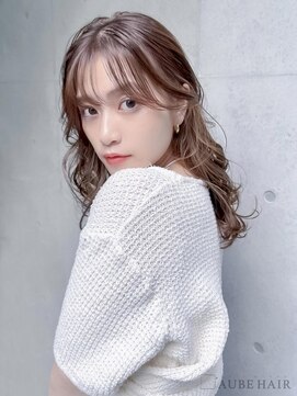 オーブ ヘアー クロイ 盛岡3号店(AUBE HAIR cloy) 20代・30代_垢ぬけミディアムパーマ