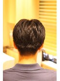 ツーブロック センターパート