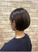 耳かけショートボブ