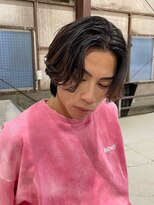 フィフス 天神大名(fifth)&nbsp;ニュアンスパーマセンターパートコンマヘアツーブロック