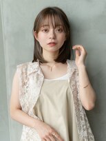 ドットハリス(.Hallis)&nbsp;大人かわいい/小顔/ミディアムレイヤー/髪質改善/20代30代40代