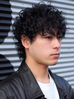 サン(3)&nbsp;プードルパーマ　ウルフパーマ　メンズウルフ　スパイラル　1