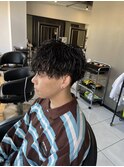 波巻きツイストスパイラルパーマスパイラルパーマツイストパーマ