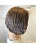 前下がり重めボブ