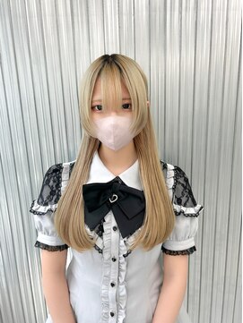 キバ(kva) ▽□□▽姫カット×ロングウルフ