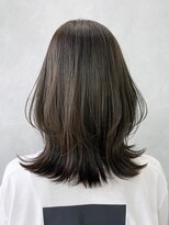 アイティーバイアルバム 藤沢店(IT by ALBUM)&nbsp;外ハネミディアムレイヤー_マチルダボブピンクベージュ_ba463331