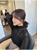 おくれ毛カット