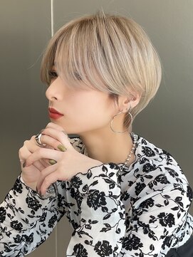 ハルキミナト ジャパン トウキョウ(HARUKI MINATO japan TOKYO) 20代30代40代50代ショートカット耳かけショート前髪なしショート