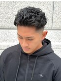 スペインカール/スパイキーショート/フェザーパーマ/フェード