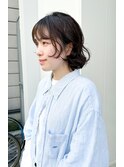 CAF 照下 お洒落ボブパーマ