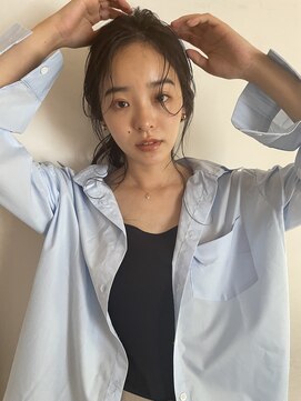 ヌークバイラヴェスト 四日市(neuk by lovest) 〔mirisa〕フェミニンロング ゆるパーマ ハッシュカット