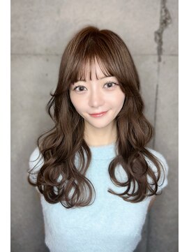 クーエフー(coo et fuu) オリーブベージュ レイヤーカット ニュアンスパーマ藤沢