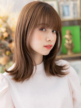 カバーヘア ブリス 川口(COVER HAIR bliss) ■くびれヘアレイヤーミディアム小顔ウルフカット37川口20代30代