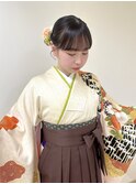 卒業式ヘアセット/藤沢ヘアセット/タイトアレンジ