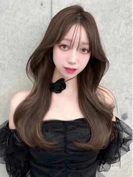 エヌアイ オモテサンドウ(ni omotesando) 大人可愛い韓国スタイル/くびれ巻き:チョコブラウンカラー