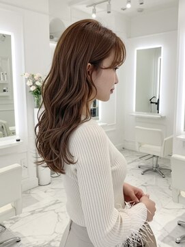 アオアクア バイ グルグル 小岩店(ao akua by GULGUL) 小岩/レイヤーカット/ダブルカラー/ブリーチなしカラー/顔周り