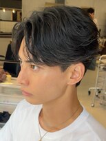 アンサー 渋谷(ANSWER)&nbsp;センターパートフェザーパーマシースルーニュアンスヘア