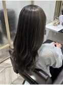 【marfe】白髪ぼかしハイライト＿細めハイライト＿グレージュ