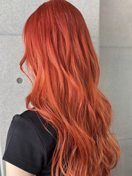 パヌポン(PANUPON) ケアブリーチバレイヤージュハイライトビビットオレンジベージュ