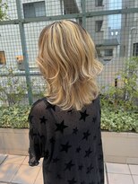スタイル 成城学園前(STYLE) ブリーチカラー抜きっぱなし デザインカラー レイヤースタイル