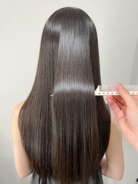 ミヨン 熊本店(miyon) 【miyon】韓国レイヤーカット×暗髪カラー×髪質改善