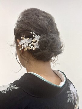 ヘアセット/訪問着着付/ボブヘアセット/七五三/お宮参り/着付け