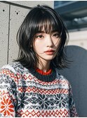 ショートカットボブショートヘアハンサムショートミニボブ