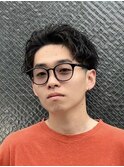 アップバング/ショートパーマ