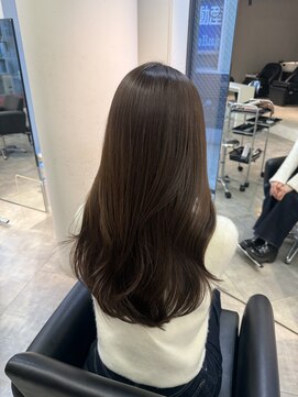 ルル(Lulu) 梅田/ブラウン/ベージュ/レイヤー/前髪カット/縮毛矯正/髪質改善