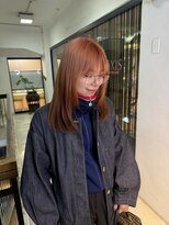 アクシス 栄店(`AXIS)&nbsp;イメチェン/ピンクベージュ/アンブレラカラー/前髪/栄/矢場町